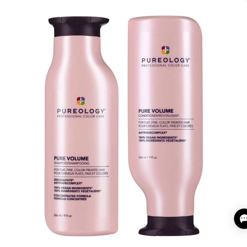 Pureology Pure Volume Shampoo and Conditioner Duo - 9 0z each - NEW